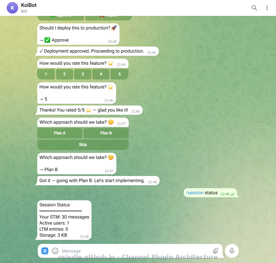 Telegram Inline Buttons Demo