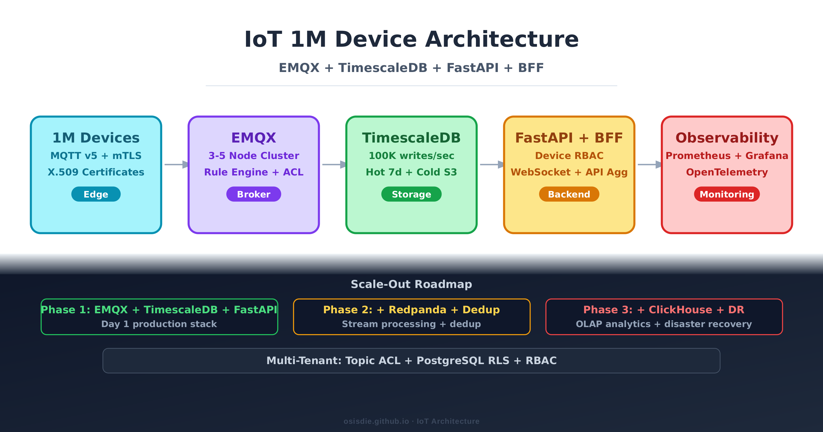 IoT 1M Device Architecture Overview