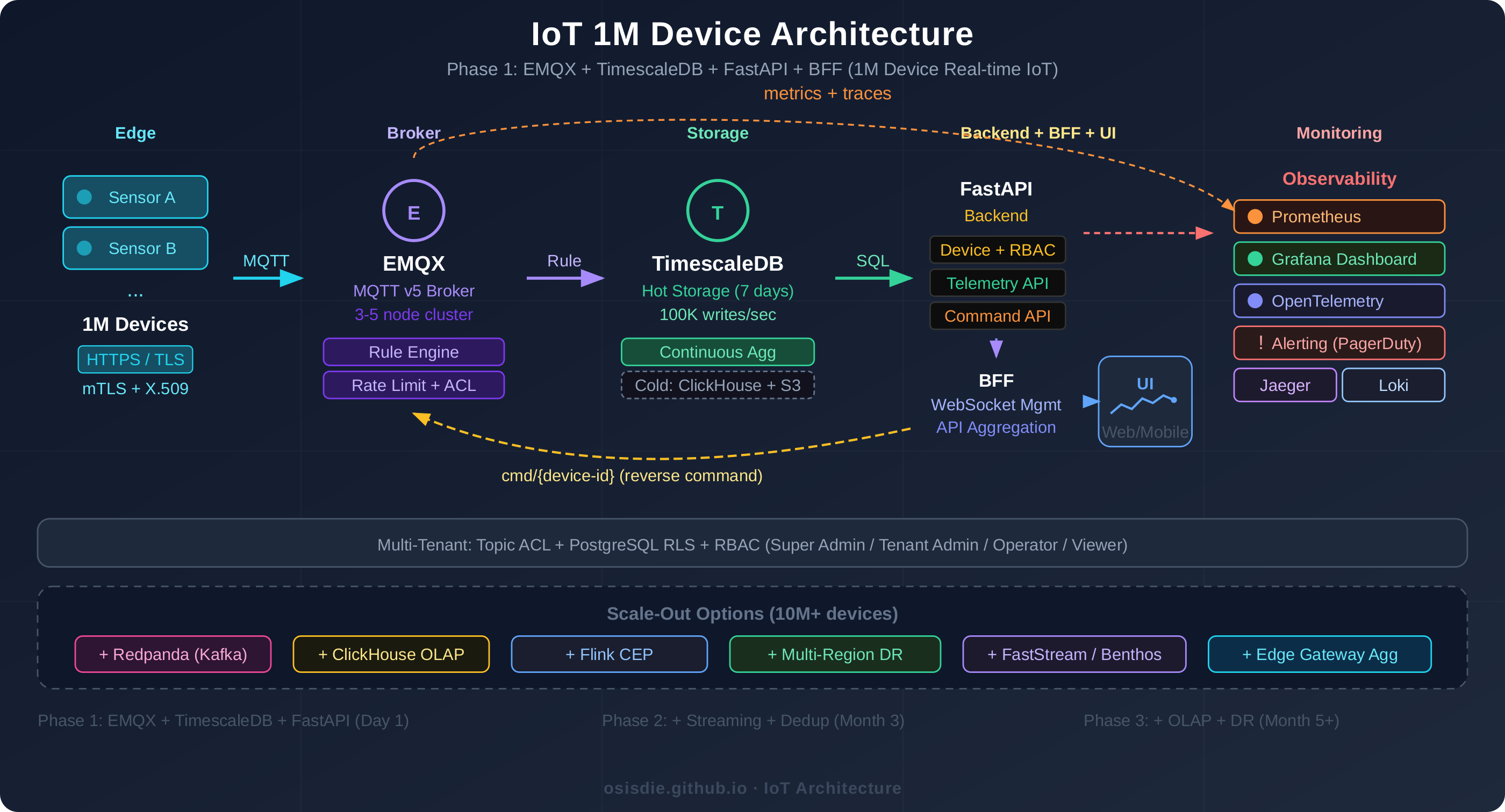 IoT 1M Device Architecture Overview